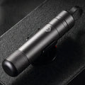 Gun grey aluminium car safety hammer with seatbelt cutter measuring 87mm long