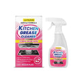 237ml bottle of kitchen grease cleaner spray with degreasing formula for hobs and worktops.