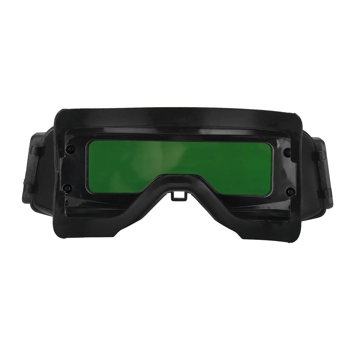 Black automatic changing light welding mask with large viewing window for arc welding protection