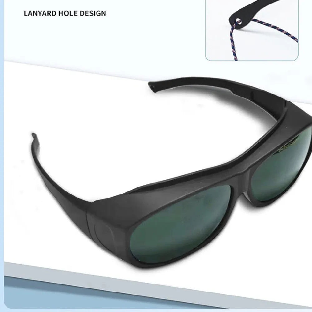 Photon skin rejuvenation and welding goggles with PC lenses for 200-2000nm laser protection