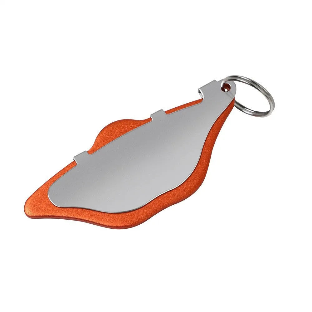 Mountain bike disc brake linings in black and orange colours with scratch proof design