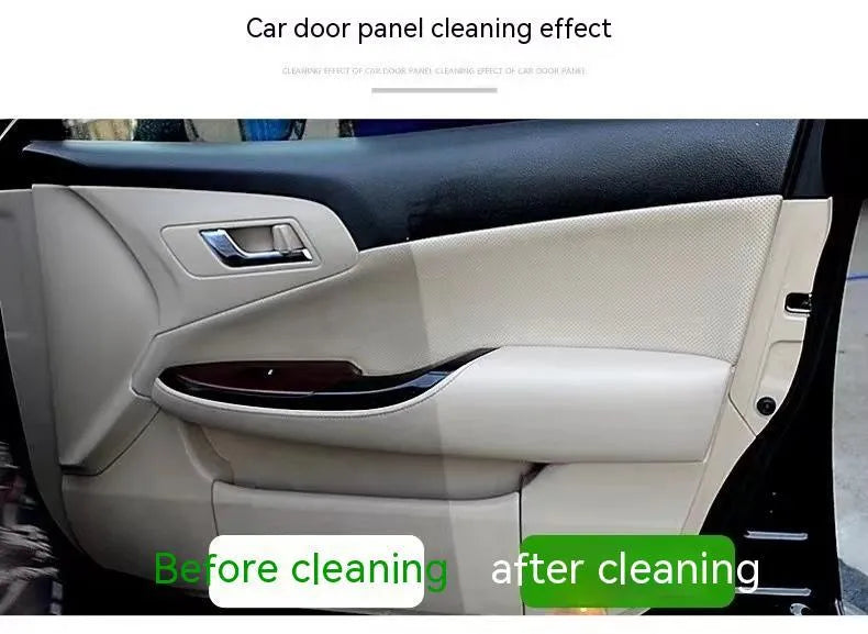 Wash free fabric roof foam cleaner bottle with sponge wipes and towel for car interior cleaning