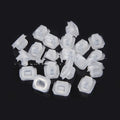 BMW E39 E38 interior plastic fastener clips with 17.3mm x 15.2mm outer dimensions