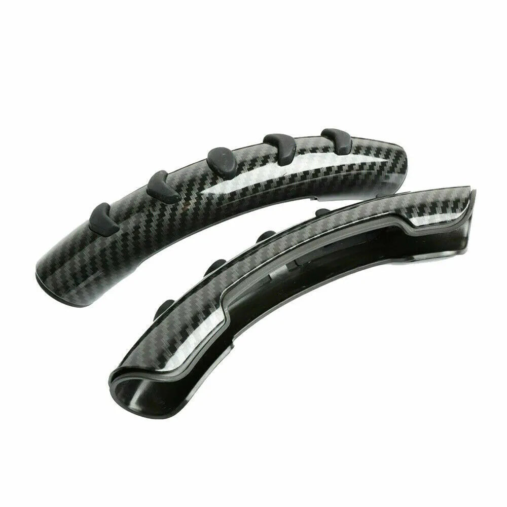 Carbon fibre black steering wheel anti-skid sleeve for 38cm diameter vehicle wheels