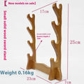 Handmade wooden multi-layer bracket shelf with Chinese style design for displaying decorations