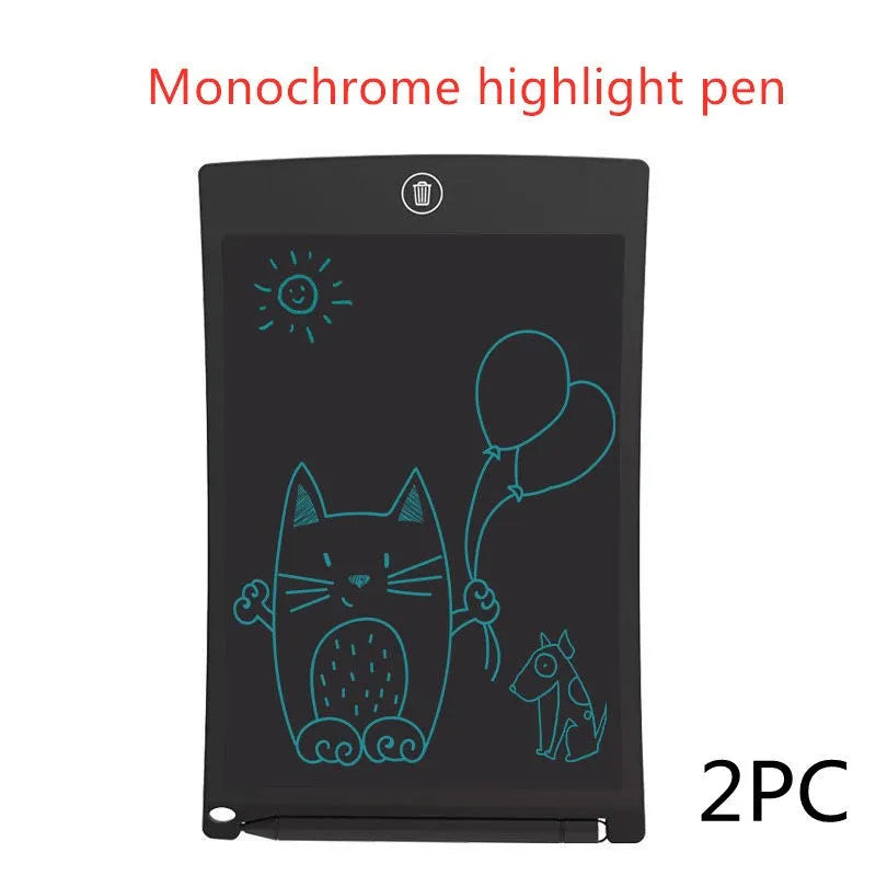 8.5 inch black LCD writing tablet H8S with flexible display and one-key clear button