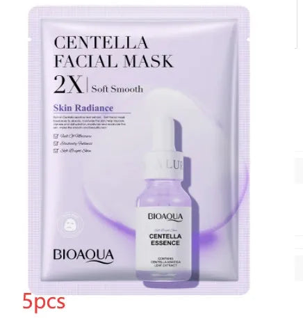 Single pack of a 30g gel facial sheet mask from a range including Collagen, Hyaluronic Acid, Vitamin C and Centella Asiatica variants.