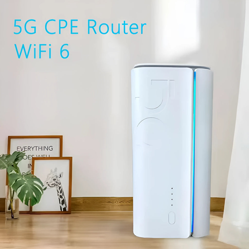Compact 4G CPE wireless router measuring 51mm by 30mm, available with Qualcomm or Zhanrui chip.