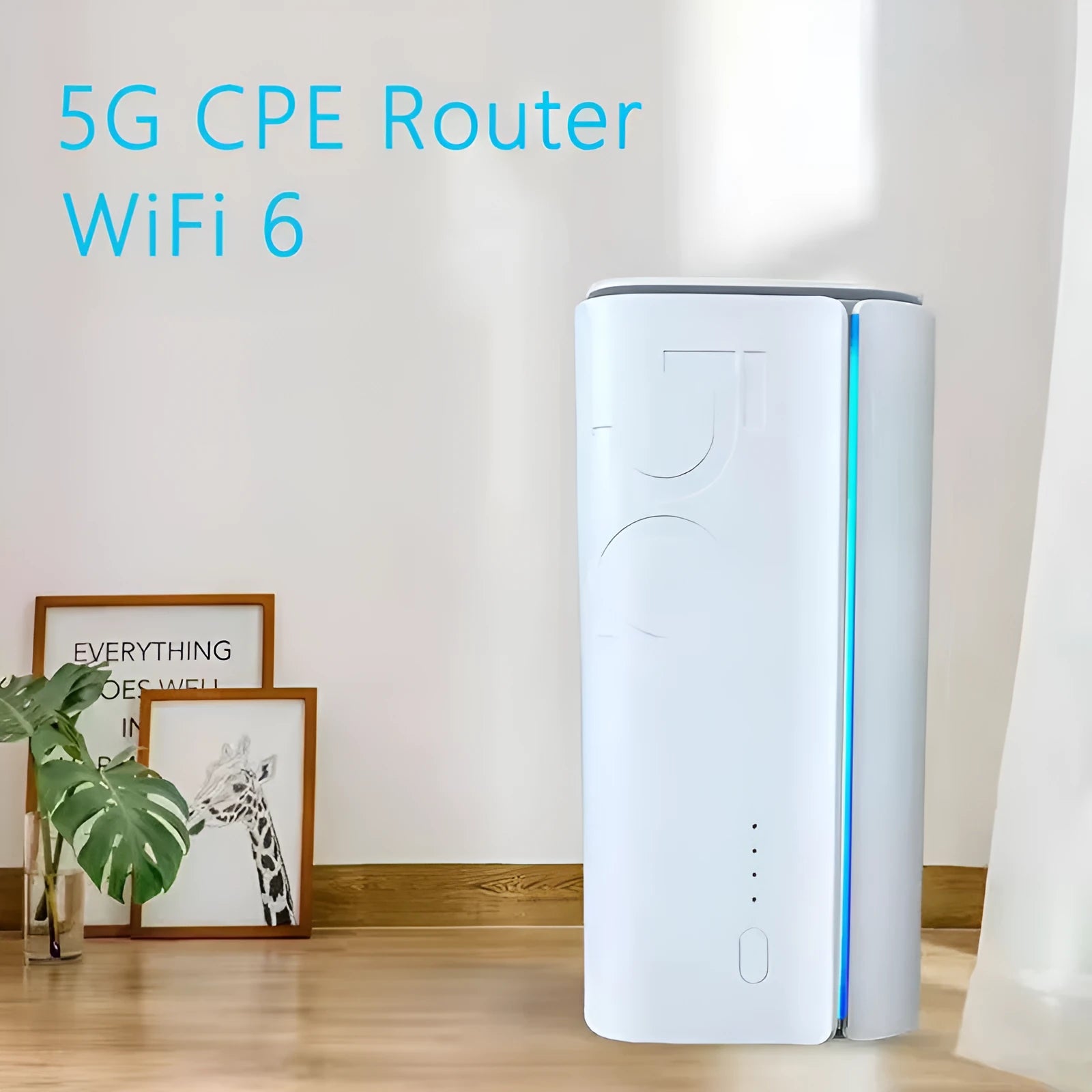 Compact 4G CPE wireless router measuring 51mm by 30mm, available with Qualcomm or Zhanrui chip.