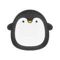 Cartoon penguin polar bear USB rechargeable hand warmer power bank showing black, white, and black-white colour options