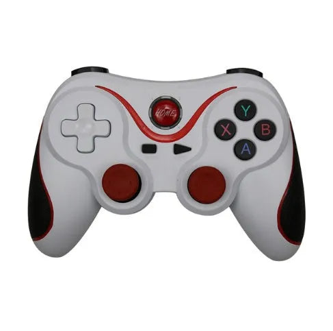 X3 Bluetooth wireless game controller for Android phones with mobile phone clip accessory