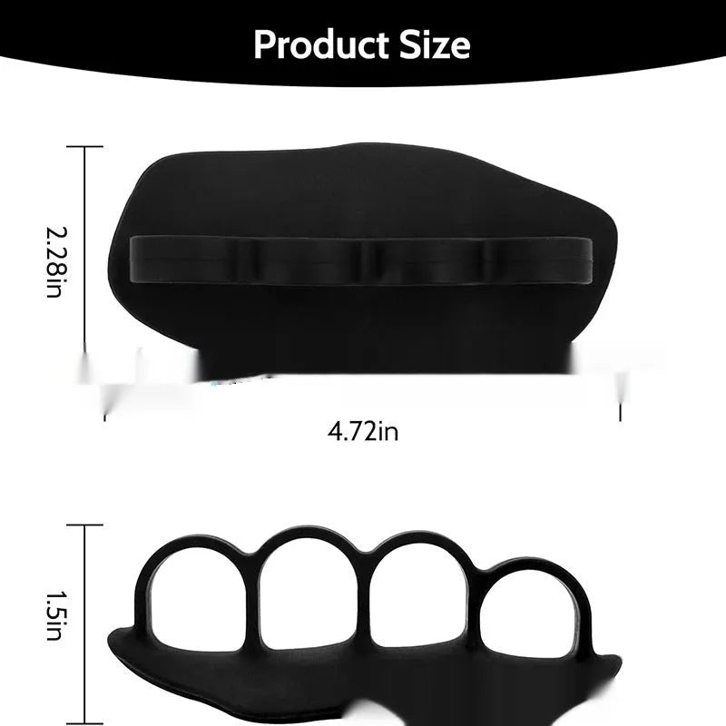 Non-slip spring grip finger exerciser in Gray with storage box for hand strength training