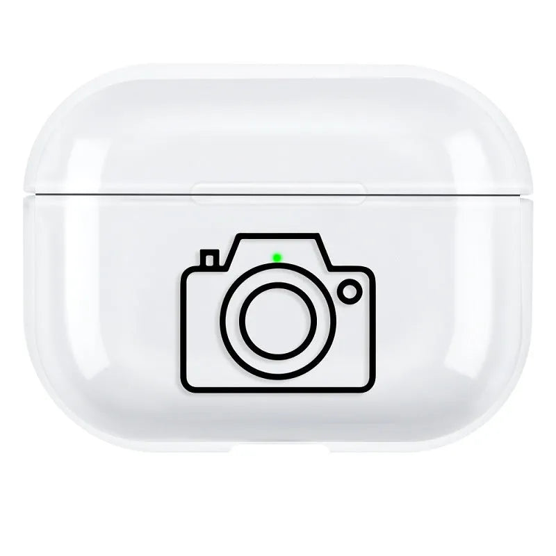 AirPods Pro 3 protective case cover in solid colour made from PC material
