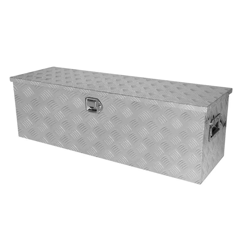 26-inch black aluminium alloy toolbox with T casting construction