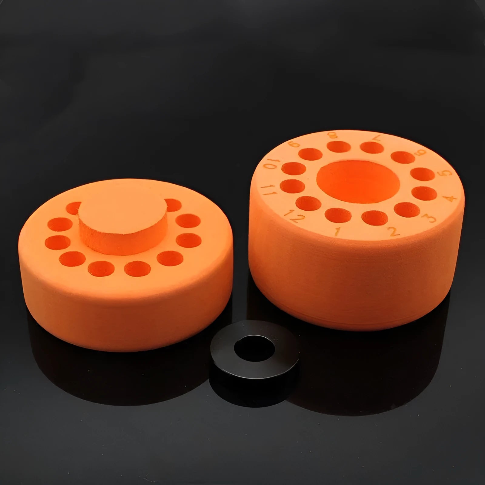 Orange and blue process cooling box with gradient freezing for freezer cell recovery