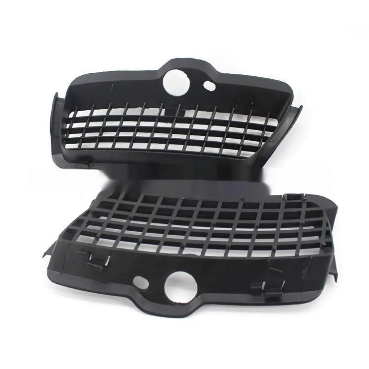 Black ABS plastic fog light cover pair for Volkswagen Golf 3 front bumper lower grille