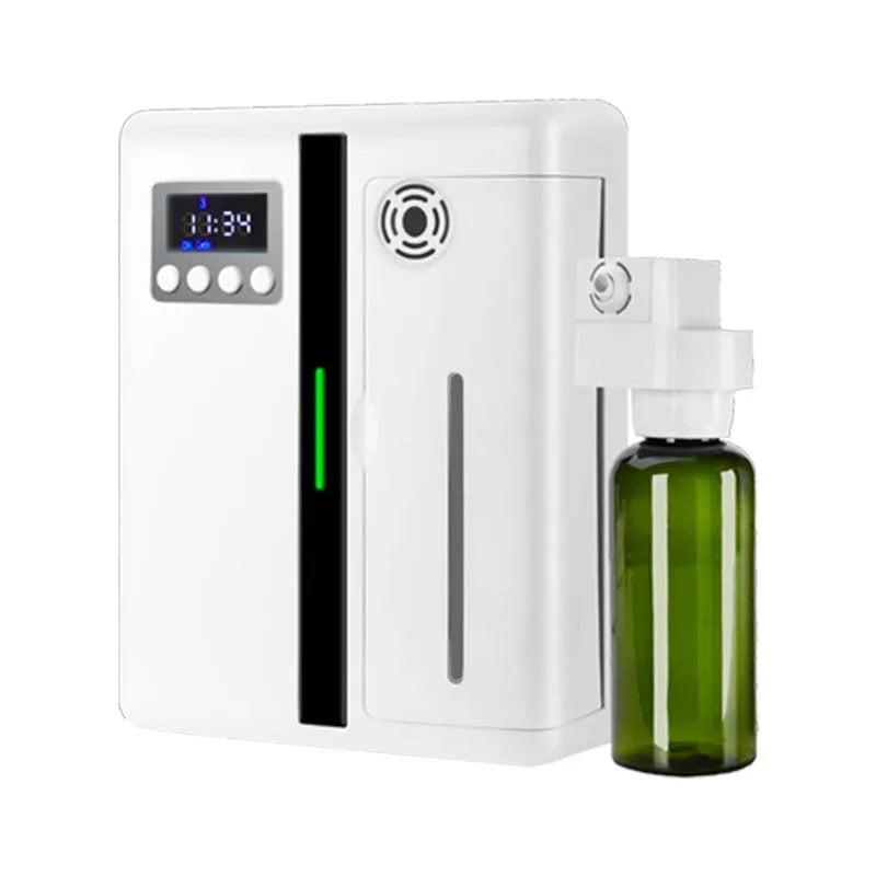 Scent Diffuser 160ml waterless air machine for hotel lobby, ABS housing, black colour, DC12V 8W