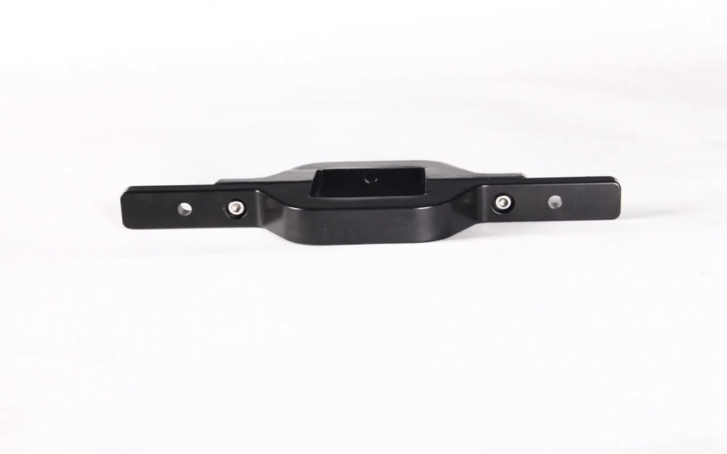Black off-road vehicle coupler bracket for trailer hook lamp mounting