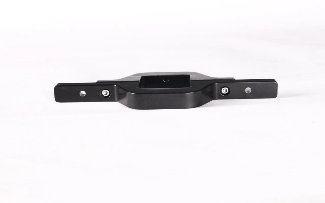 Black off-road vehicle coupler bracket for trailer hook lamp mounting
