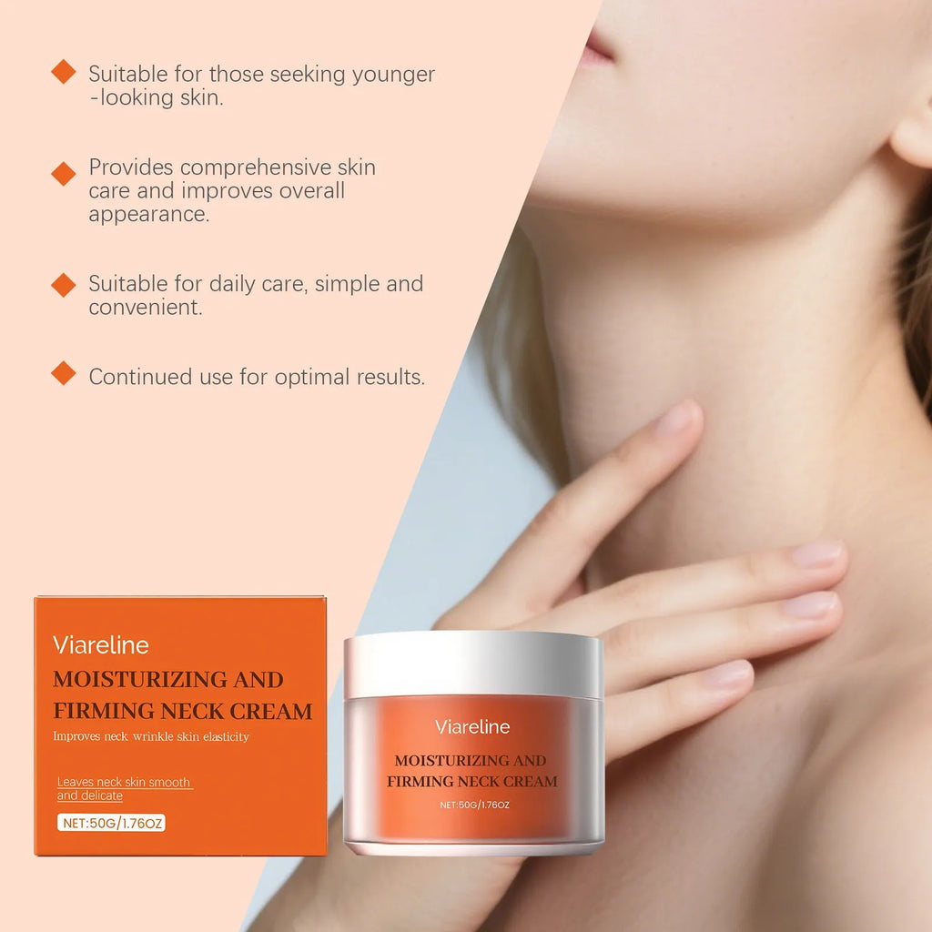 50g moisturising neck cream pot for daily facial and neck skincare