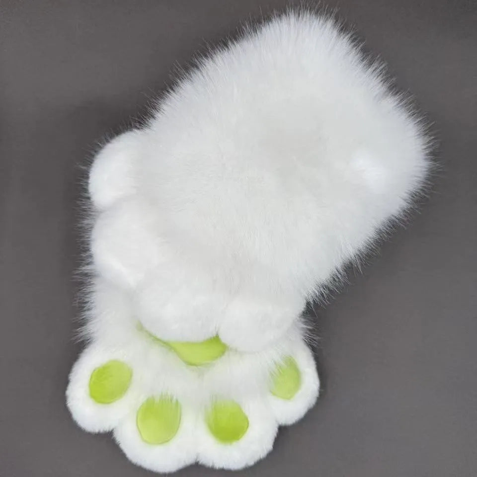 Colourful nylon animal claw cosplay gloves for costume decoration with free size fit
