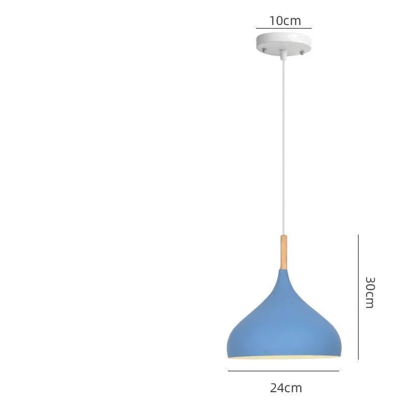Modern zinc alloy fishline pendant lamp with adjustable aluminium alloy body in various colours