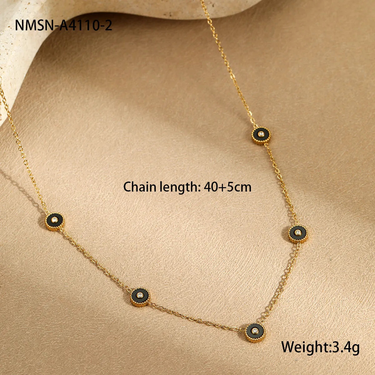 Geometric stainless steel women's bracelet with 18K gold plating, OL fashion style.