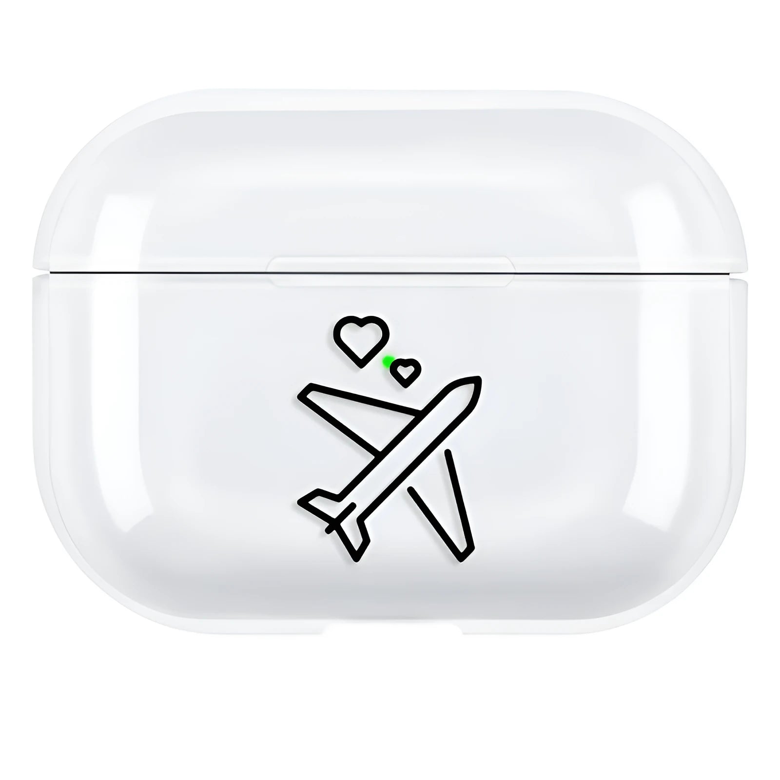 AirPods Pro 3 protective case cover in solid colour made from PC material