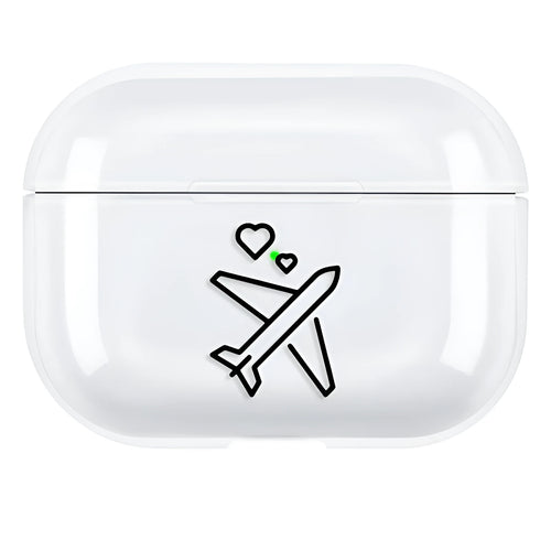 AirPods Pro 3 protective case cover in solid colour made from PC material