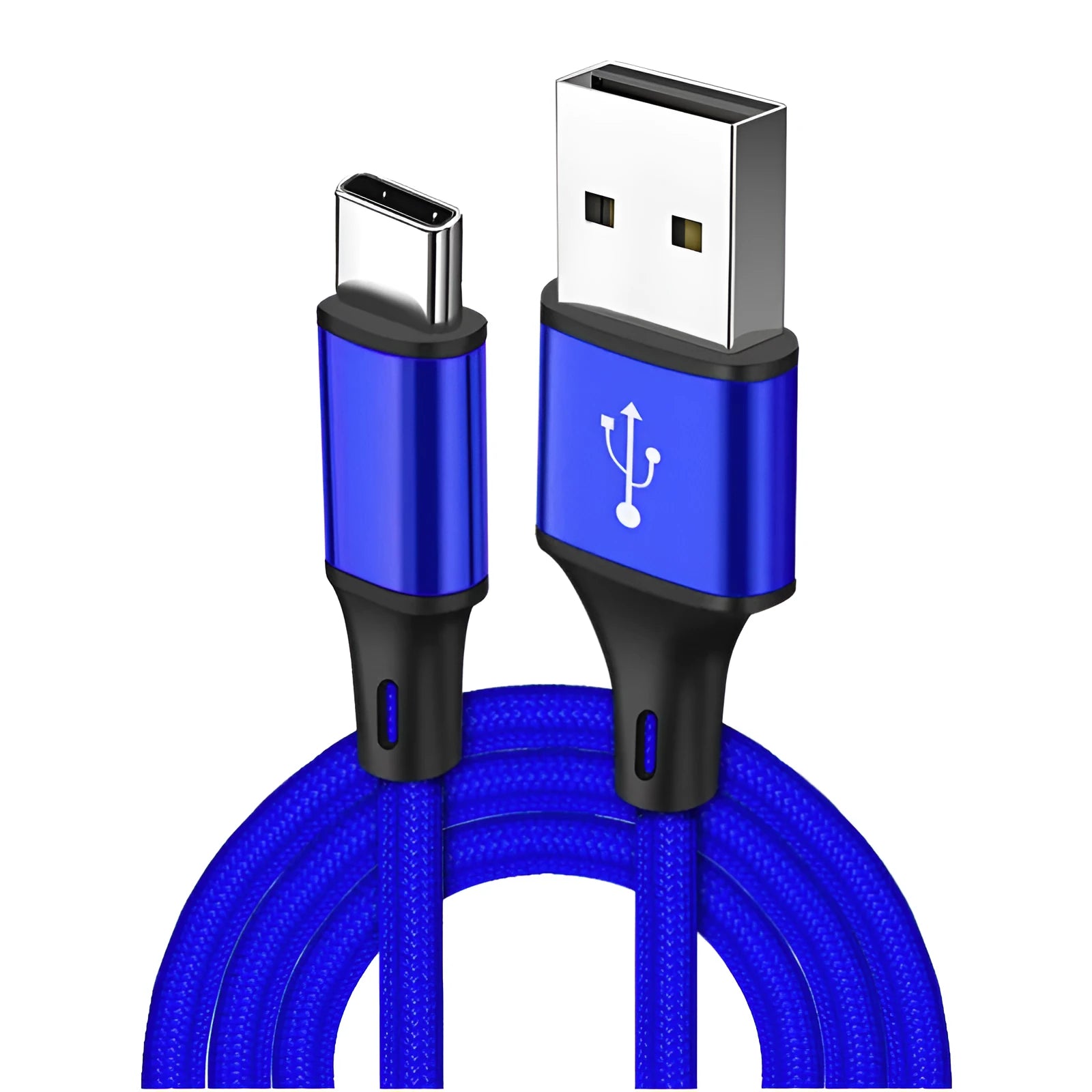 2 metre USB charging cable for Apple Android and TYPE-C phones in multiple colour options
