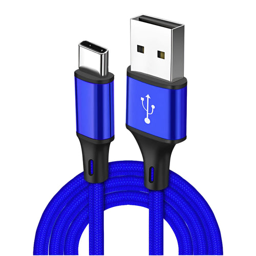 2 metre USB charging cable for Apple Android and TYPE-C phones in multiple colour options