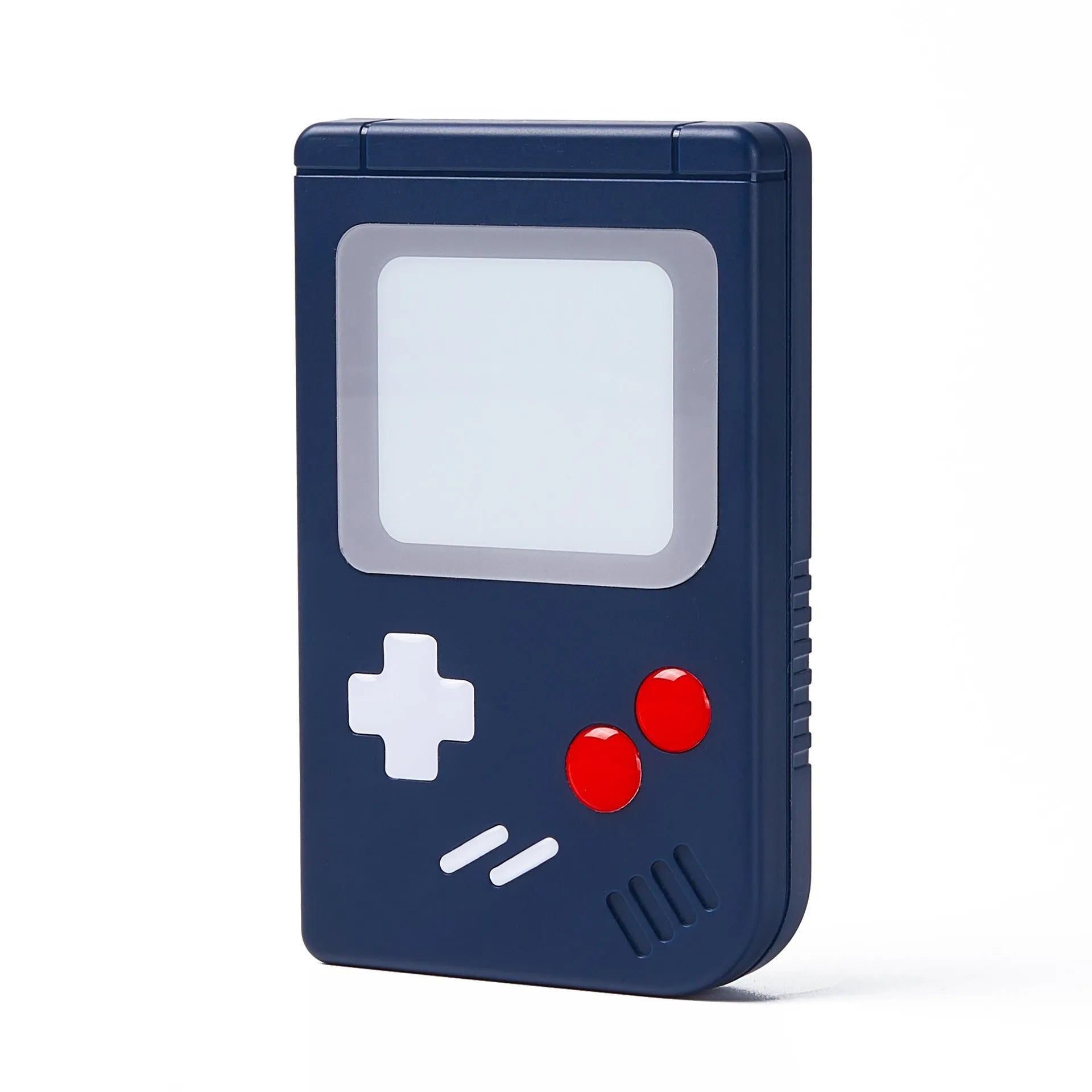 Nintendo Switch game card storage case in blue colour showing compact portable design