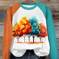 Green women's hoodie with 3D cartoon character printing, long sleeves, and pullover style