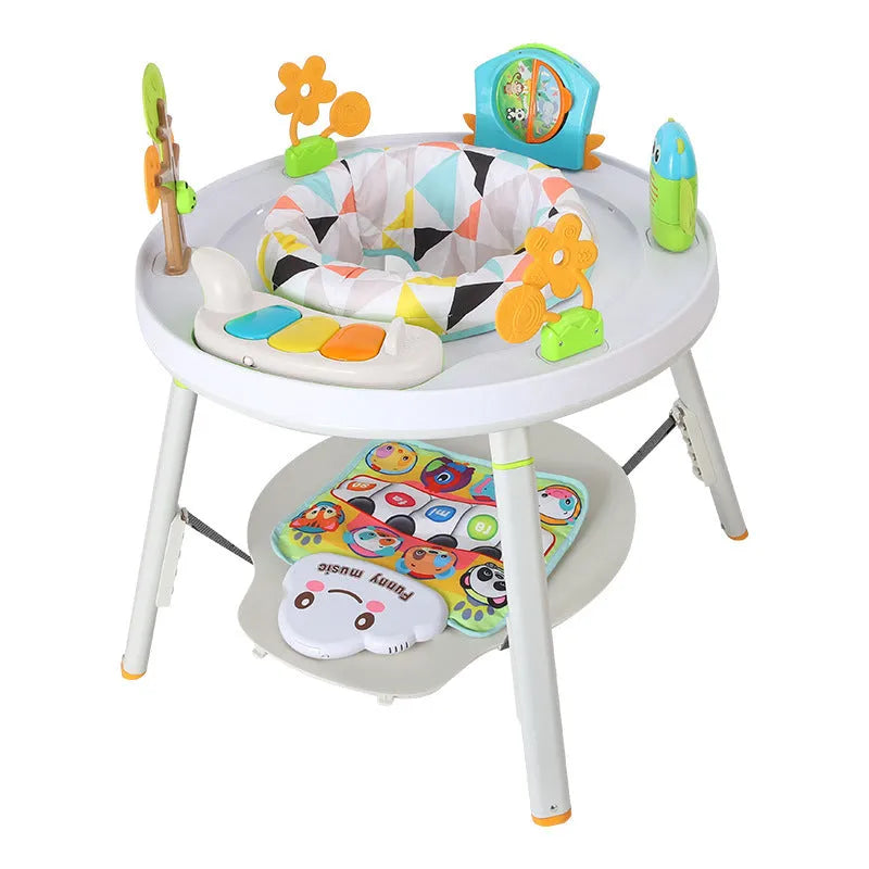 Baby jumping chair gymnastic rack in duck or lion style with interactive toys