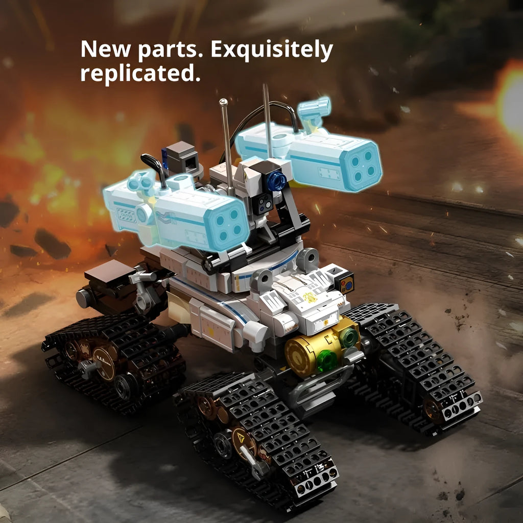 Deep cannon chariot assembly model building blocks toy for boys plastic small particles colour options