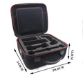 Black EVA hard-shell storage case for game console accessories like controllers and cables.