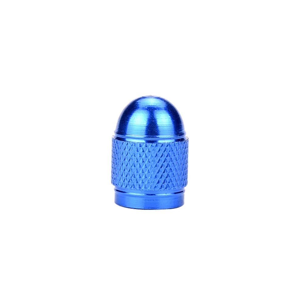 Mountain bike aluminium alloy tyre valve cap in five colour options