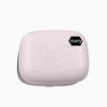 Compact pearl white automatic ultrasonic cleaning machine for glasses and contact lenses
