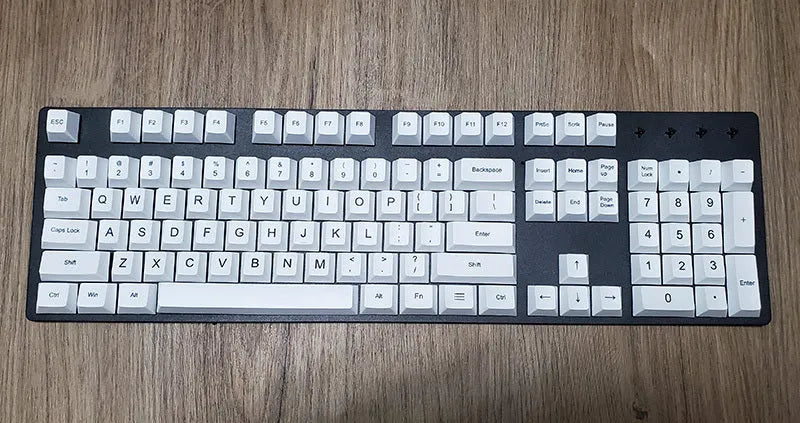 Set of heat sublimation keycaps in Japanese layout on PBT plastic for mechanical keyboards