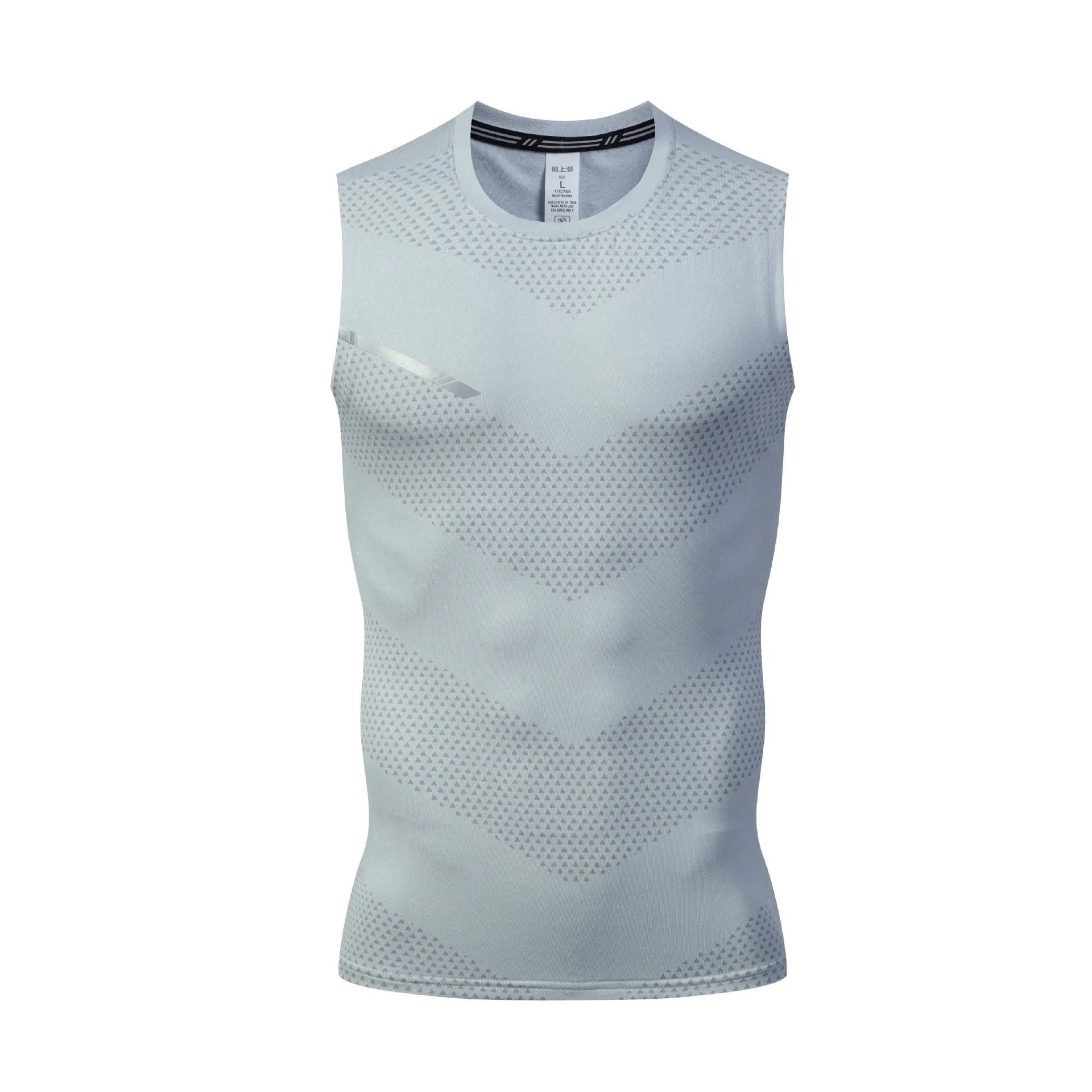 Men's quick-drying polyester sports tank top in various colours for summer outdoor activities