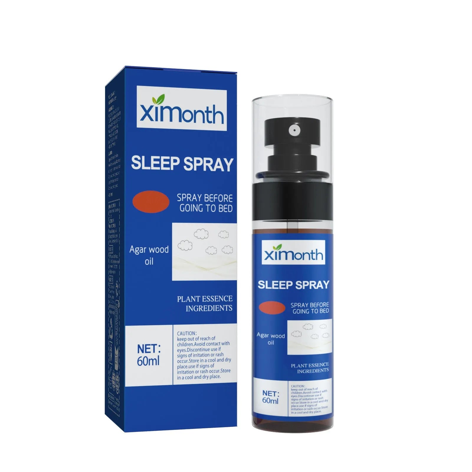60ml sleep care aromatherapy spray bottle for stress relief and bedtime relaxation