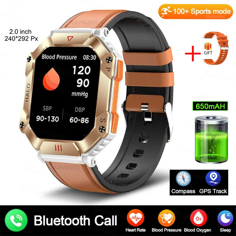 Android GPS smart watch for women with a resin dial, titanium alloy case, and an interchangeable leather strap.
