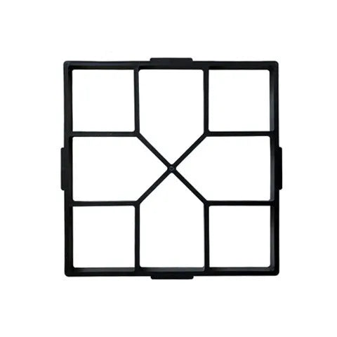 Plastic paving mould for DIY concrete garden path, available in multiple sizes and styles