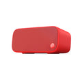 Elf Sugar Cube AI Smart Speaker in blue, green, red, or white, a compact portable wireless speaker.