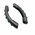 Carbon fibre black steering wheel anti-skid sleeve for 38cm diameter vehicle wheels