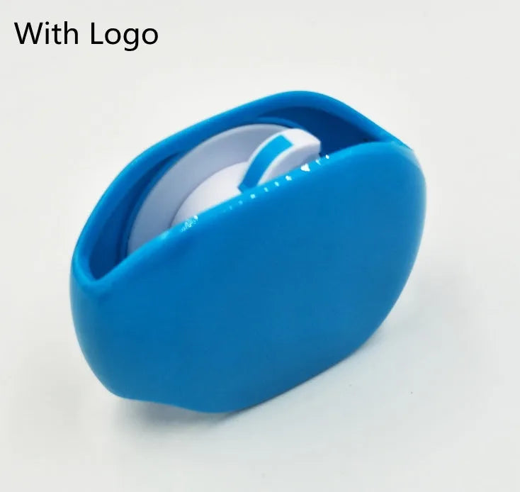 Automatic earphone retractor winder with telescopic reel and small storage box.