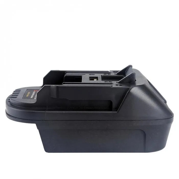 Black Milwaukee to Makita battery adaptor converter for DM18M to H99F compatibility