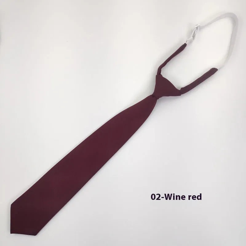 Men's solid colour cotton bow tie in arrow style showing navy blue option