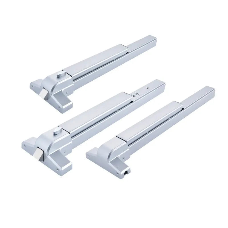 Fireproof door push lock with external handle for 65cm single doors