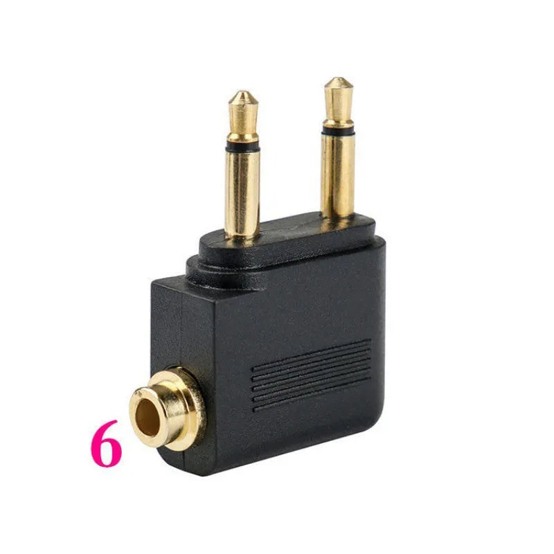 Black Bluetooth 5.4 audio adapter with flexible 3.5mm plug for wireless streaming to wired sound systems